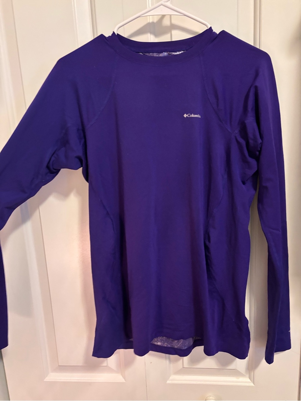 Columbia purple thermal long sleeve size large